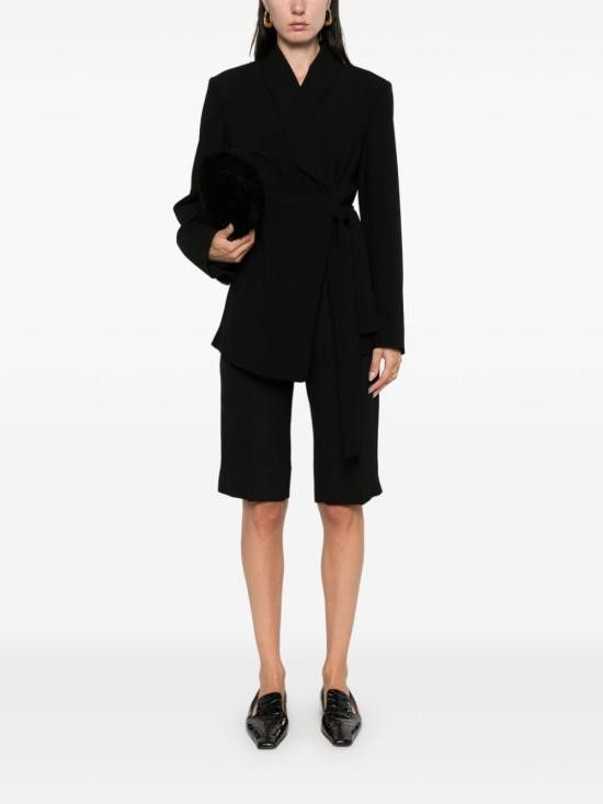 Max Mara MAX MARA Women Jackets 21046074600 003 Black Size S / US 4 / IT 40 - 4 Thumbnail