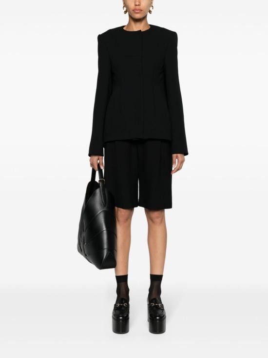 Sportmax SPORTMAX Women Jackets 12041063600 006 Black Size M / US 6-8 / IT 42-44 - 5 Thumbnail