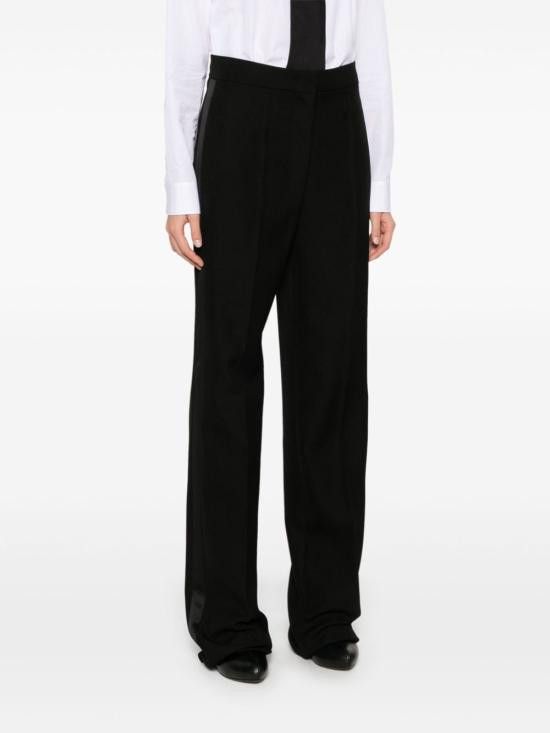 Max Mara MAX MARA Women Straight Pants 21136034600 002 Black Size 30" / US 8 / IT 44 - 3 Thumbnail