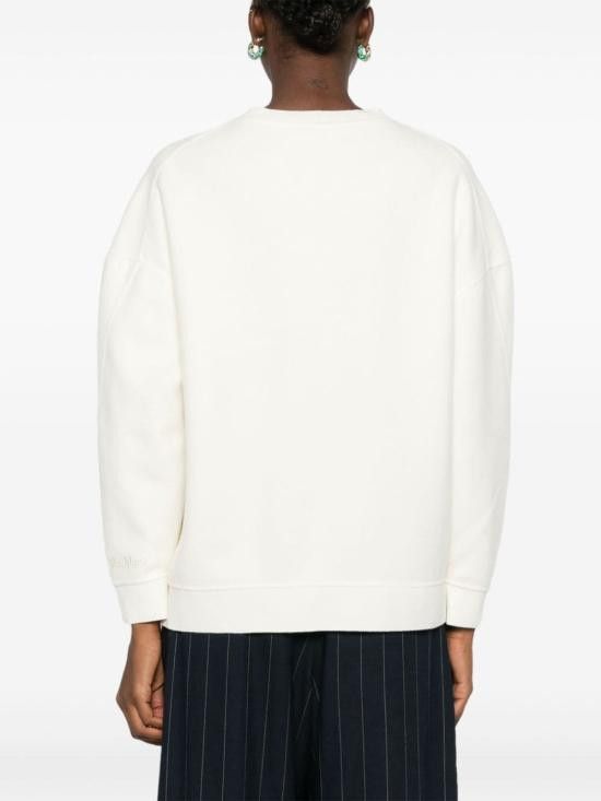 Max Mara MAX MARA Women Hoodies 21926022600 001 White Size M / US 6-8 / IT 42-44 - 5 Thumbnail