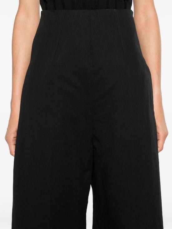 Sportmax SPORTMAX Women Straight Pants 12131023600 008 Black Size 26" / US 2 / IT 38 - 5 Thumbnail