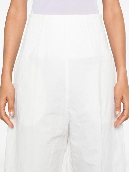 Sportmax SPORTMAX Women Straight Pants 12131023600 001 White Size 26" / US 2 / IT 38 - 5 Thumbnail