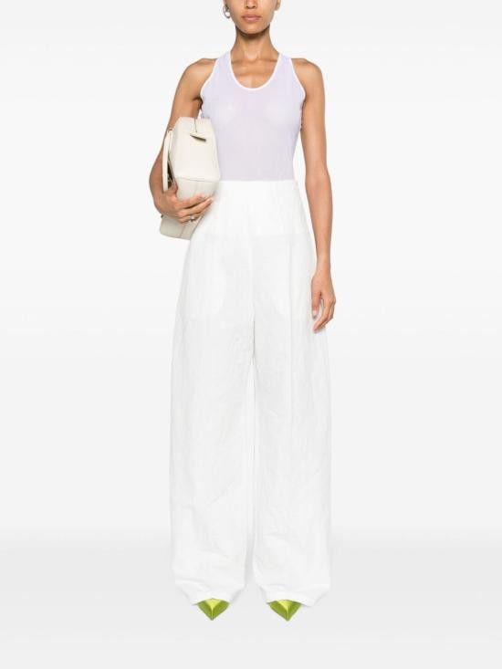 Sportmax SPORTMAX Women Straight Pants 12131023600 001 White Size 27" / US 4 / IT 40 - 3 Thumbnail