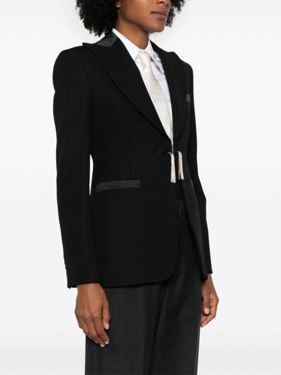 Max Mara MAX MARA Women Jackets 21046024600 002 Black Size M / US 6-8 / IT 42-44 - 5 Thumbnail