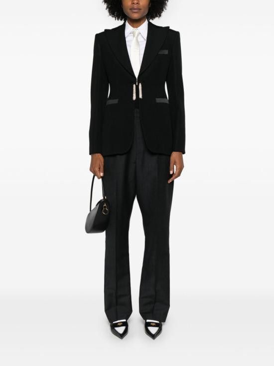 Max Mara MAX MARA Women Jackets 21046024600 002 Black Size M / US 6-8 / IT 42-44 - 3 Thumbnail