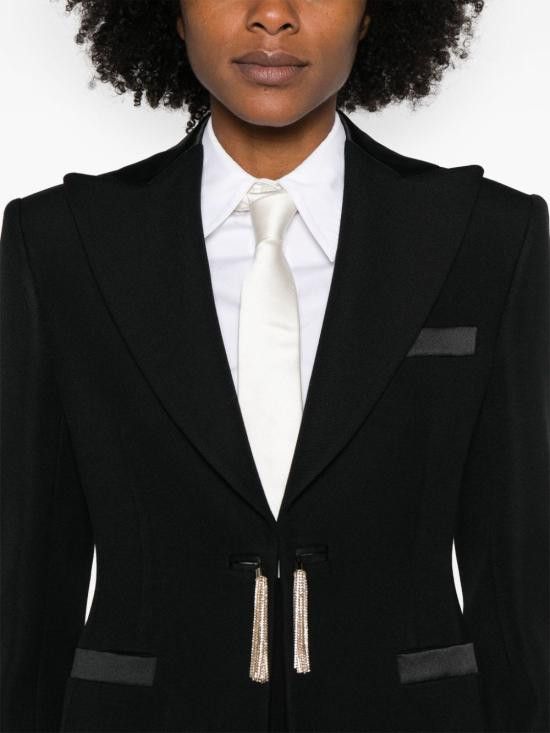 Max Mara MAX MARA Women Jackets 21046024600 002 Black Size M / US 6-8 / IT 42-44 - 4 Thumbnail