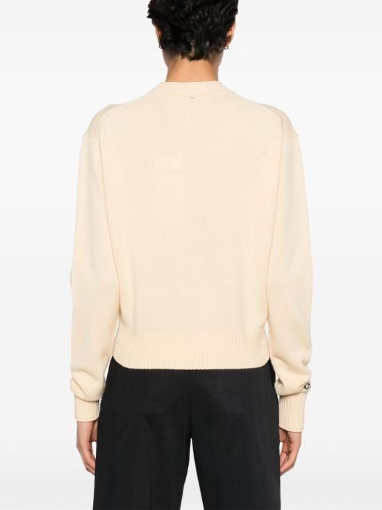 Sportmax SPORTMAX Women Sweater 22366022600 001 Yellow Size L / US 10 / IT 46 - 2 Thumbnail
