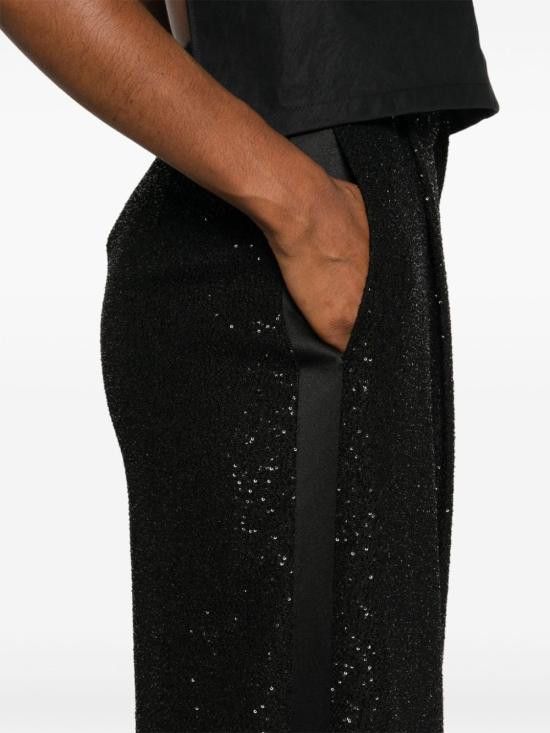 Max Mara MAX MARA Women Straight Pants 21136054600 001 Black Size 26" / US 2 / IT 38 - 5 Thumbnail