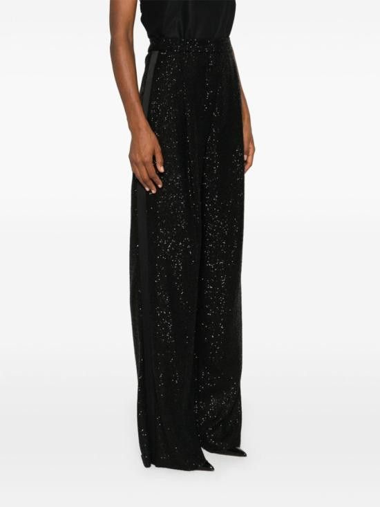 Max Mara MAX MARA Women Straight Pants 21136054600 001 Black Size 26" / US 2 / IT 38 - 3 Thumbnail