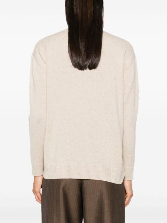 Max Mara MAX MARA Women Sweater 21366222600 026 Beige Size M / US 6-8 / IT 42-44 - 4 Thumbnail