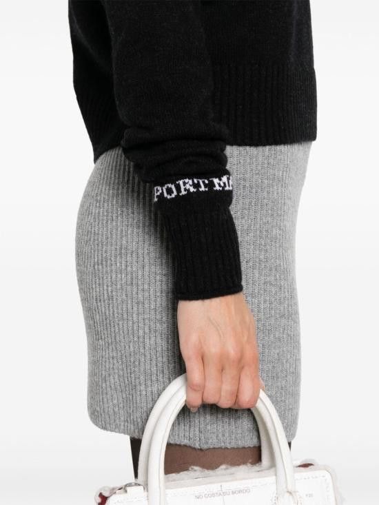 Sportmax SPORTMAX Women Sweater 22366022600 015 Black Size S / US 4 / IT 40 - 3 Thumbnail