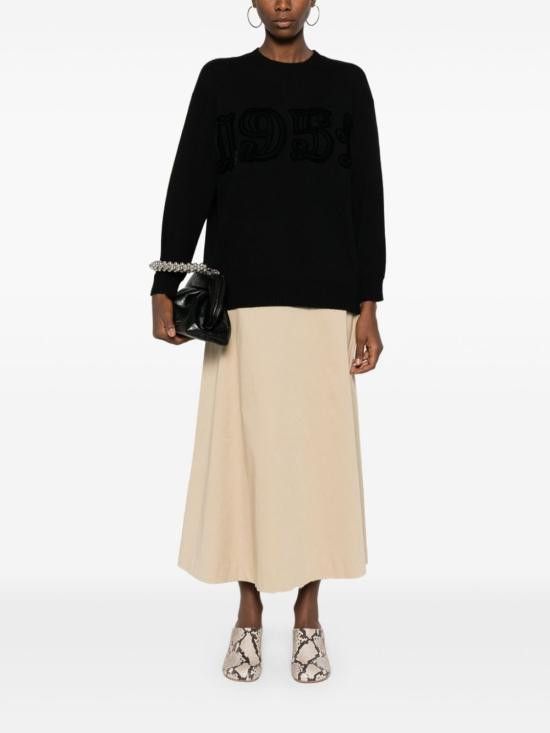 Max Mara MAX MARA Women Sweater 21366242600 041 Black Size S / US 4 / IT 40 - 3 Thumbnail