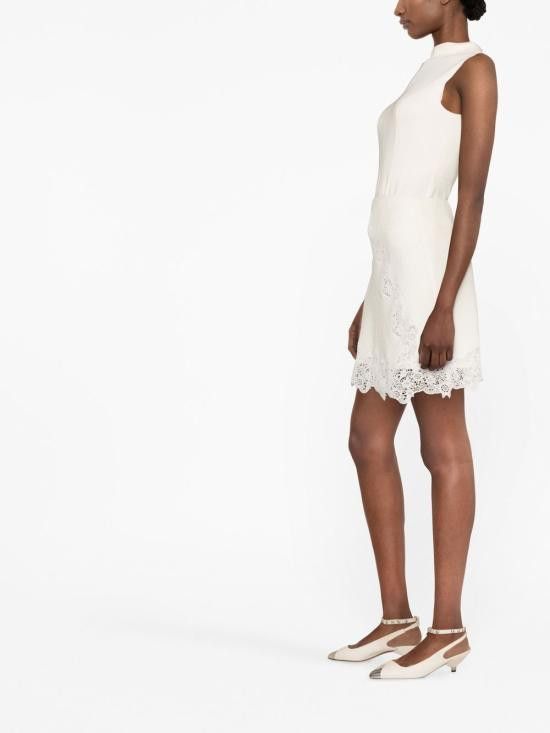 Chloe CHLOE Women Mid Skirts CHC23SJU61 083112 White Size 27" / US 4 / IT 40 - 3 Thumbnail