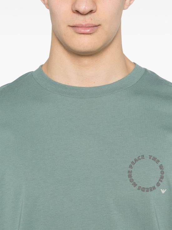 Emporio Armani EMPORIO ARMANI Men T-Shirts EM001717 AF14836F9049 Green Size US M / EU 48-50 / 2 - 3 Thumbnail