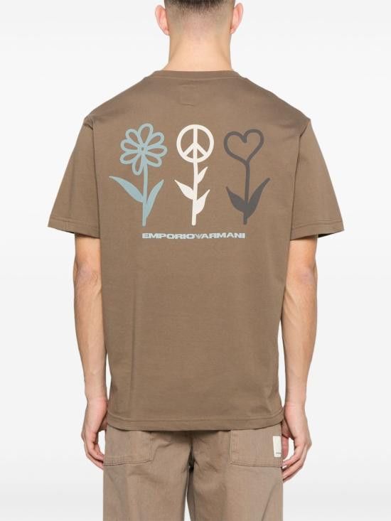Emporio Armani EMPORIO ARMANI Men T-Shirts EM001717 AF14836F6061 Brown Size US S / EU 44-46 / 1 - 4 Thumbnail