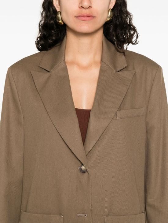 Emporio Armani EMPORIO ARMANI Women Jackets EW001340 AF13226U6192 Brown Size XS / US 0-2 / IT 36-38 - 5 Thumbnail
