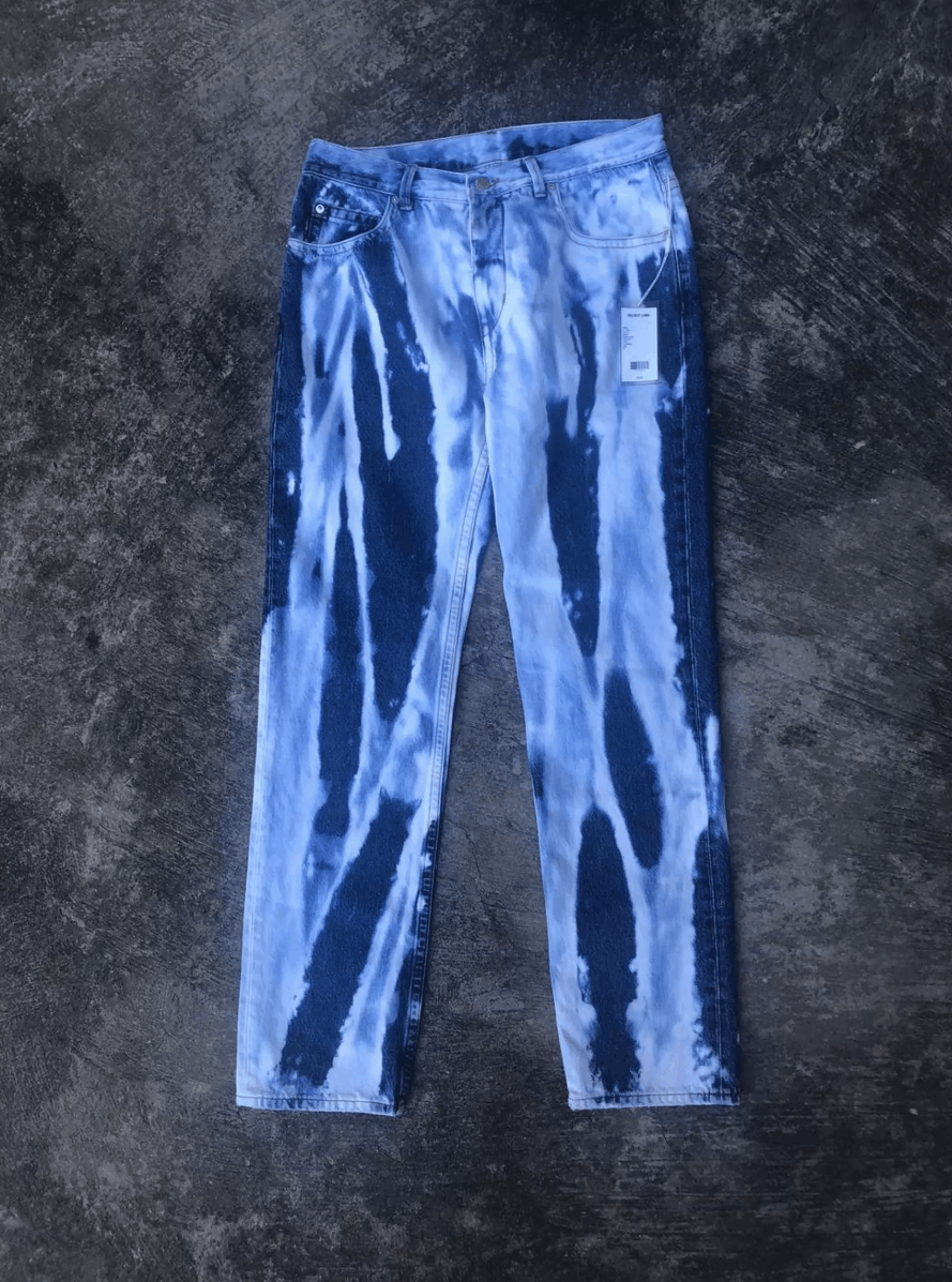Helmut Lang Helmut Lang Bleach Indigo Artist Jeans 34 BNWT Size US 34 / EU 50 - 1 Thumbnail