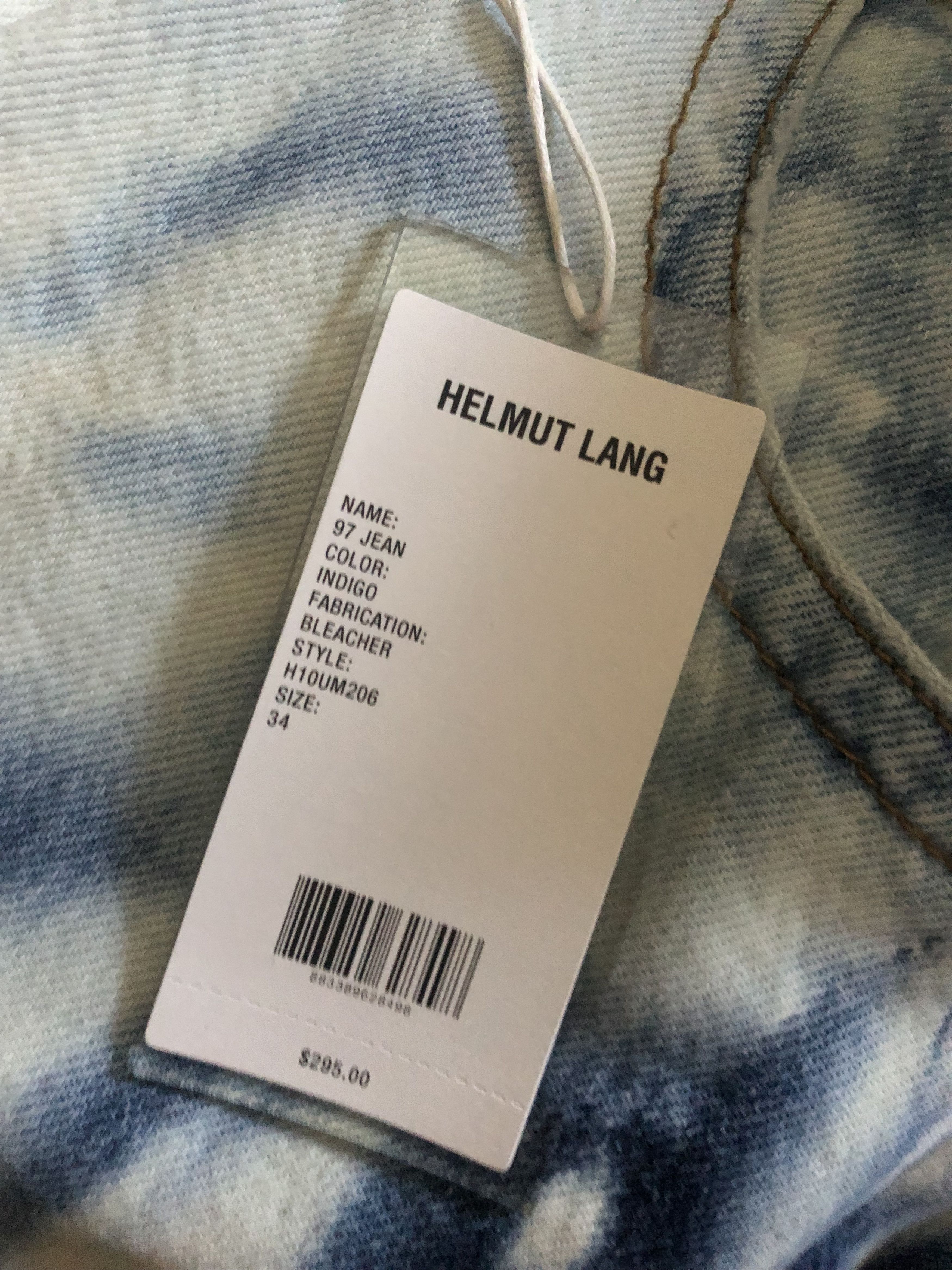 Helmut Lang Helmut Lang Bleach Indigo Artist Jeans 34 BNWT Size US 34 / EU 50 - 3 Thumbnail