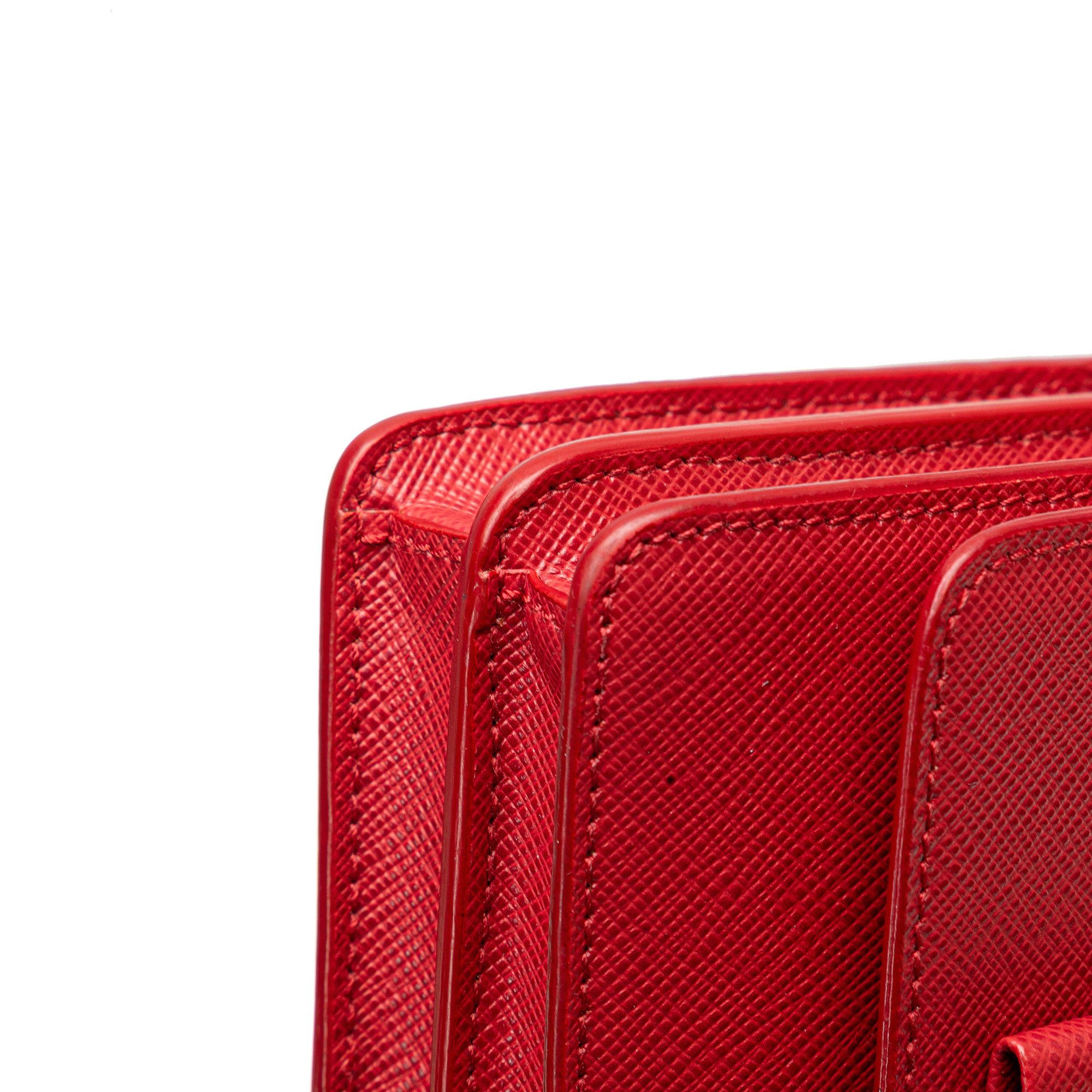 Prada Prada Saffiano Lux Bow Wallet On Strap Size ONE SIZE - 11 Thumbnail