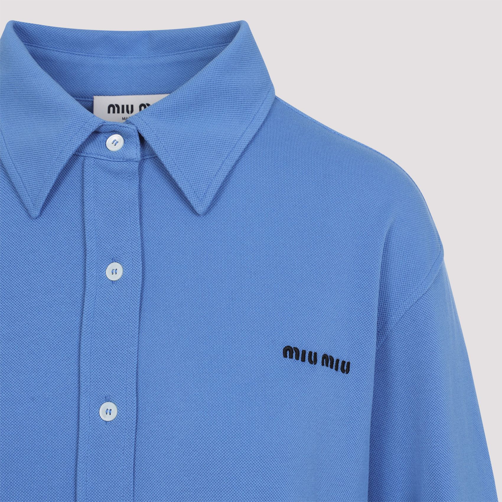 Miu Miu Miu Miu Piquet Shirt Size M / US 6-8 / IT 42-44 - 3 Thumbnail