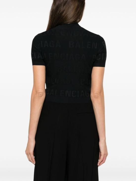 Balenciaga BALENCIAGA Women Sweater 788572 T52121000 Black Size S / US 4 / IT 40 - 4 Thumbnail