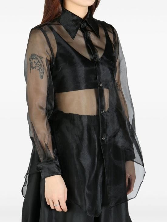 Comme des Garcons COMME DES GARCONS Women Shirts GOB016 0511 Black Size S / US 4 / IT 40 - 5 Thumbnail