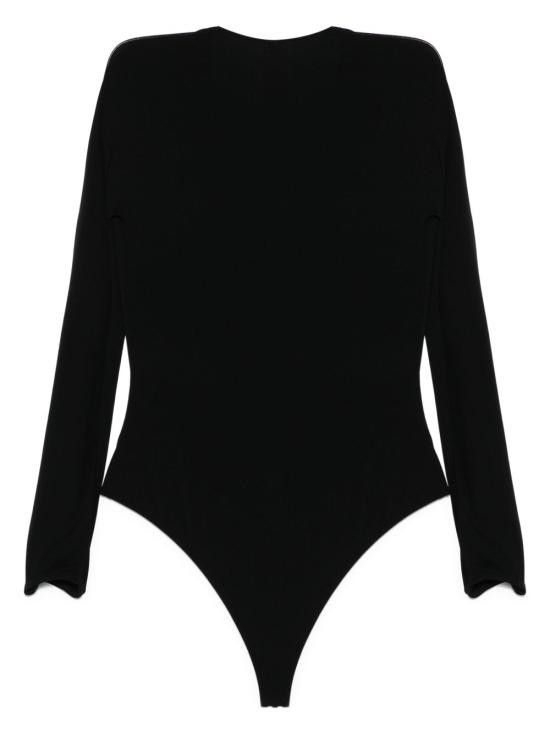Wolford WOLFORD Women Bodysuit Tops 79291 7005 Black Size L / US 10 / IT 46 - 3 Thumbnail