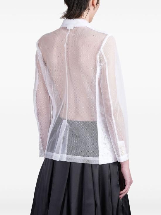 Comme des Garcons COMME DES GARCONS Women Jackets GOJ005 0511 White Size M / US 6-8 / IT 42-44 - 4 Thumbnail