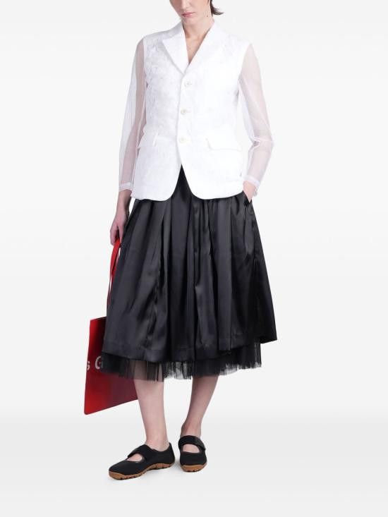 Comme des Garcons COMME DES GARCONS Women Jackets GOJ005 0511 White Size M / US 6-8 / IT 42-44 - 3 Thumbnail