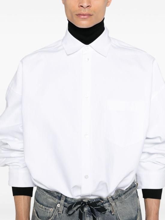 Balenciaga BALENCIAGA Women Shirts 794462 TQM309140 White Size XS / US 0-2 / IT 36-38 - 2 Thumbnail