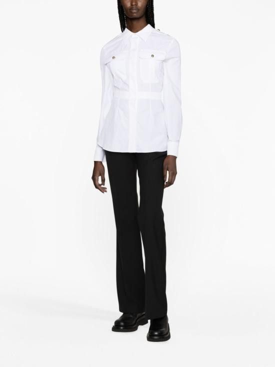 Alexander McQueen ALEXANDER MCQUEEN Women Shirts 757216 QAAAD9000 White Size M / US 6-8 / IT 42-44 - 3 Thumbnail