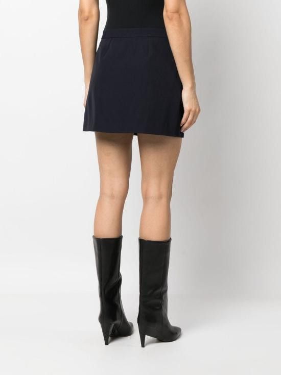Alexander McQueen ALEXANDER MCQUEEN Women Mid Skirts 752499 QJACF4100 Blue Size 27" / US 4 / IT 40 - 4 Thumbnail