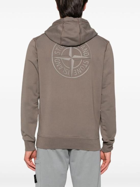 Stone Island STONE ISLAND Women Hoodies 811566283 V0075 Brown Size S / US 4 / IT 40 - 3 Thumbnail