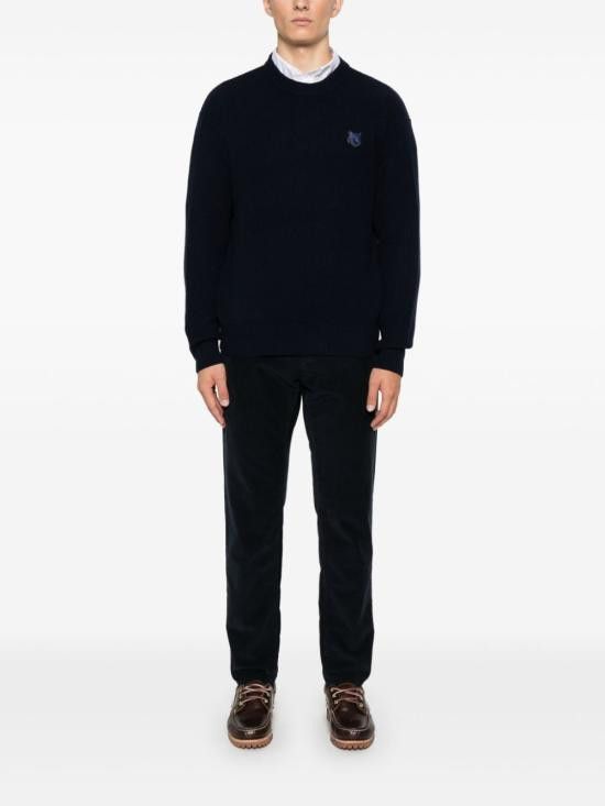 Maison Kitsune MAISON KITSUNE Men Sweater LM00818 KT1093P476 Blue Size US S / EU 44-46 / 1 - 5 Thumbnail