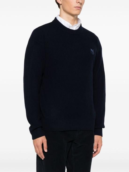 Maison Kitsune MAISON KITSUNE Men Sweater LM00818 KT1093P476 Blue Size US S / EU 44-46 / 1 - 3 Thumbnail