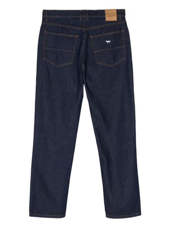 Maison Kitsune MAISON KITSUNE Men Denim Pants NM01123 WW0081P470 Blue Size US 31 - 2 Thumbnail