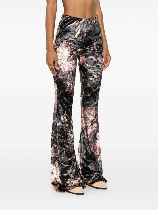 Etro ETRO Women Straight Pants WREA0026 99IAS19X0831 Black Size 30" / US 8 / IT 44 - 3 Thumbnail