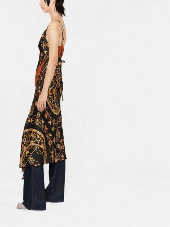 Marine Serre MARINE SERRE Women Long Skirts D183SS23WU WOVSE00100 Black Size XS / US 0-2 / IT 36-38 - 3 Thumbnail
