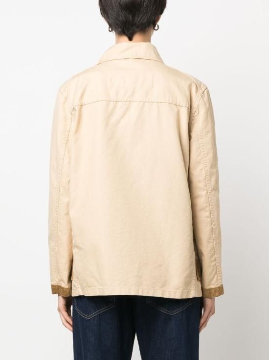 Fay FAY Women Jackets MAW1246411L UC2C008 Beige Size L / US 10 / IT 46 - 4 Thumbnail