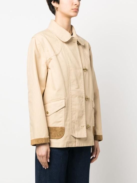 Fay FAY Women Jackets MAW1246411L UC2C008 Beige Size L / US 10 / IT 46 - 2 Thumbnail