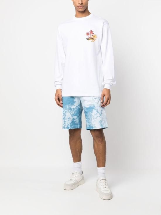 Blue Sky Inn BS2203LS007WHITE 関税送料込 Blue Sky Inn BLUE SKY INN Men T-Shirts BS2203LS007 WHITE