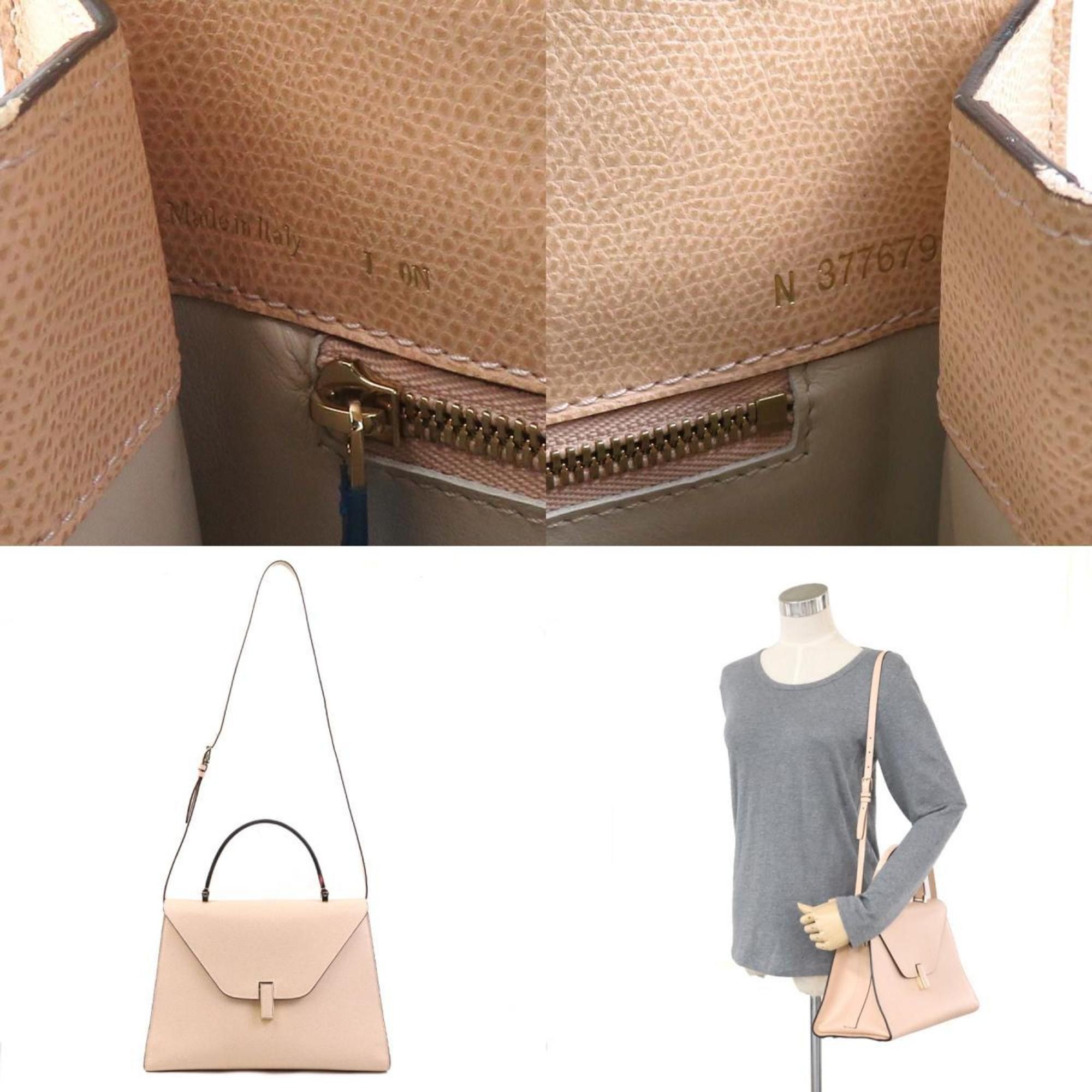 Valextra Valextra Handbag Shoulder Bag Large Iside Leather Pink Beige Women's 90115a Size ONE SIZE - 5 Thumbnail