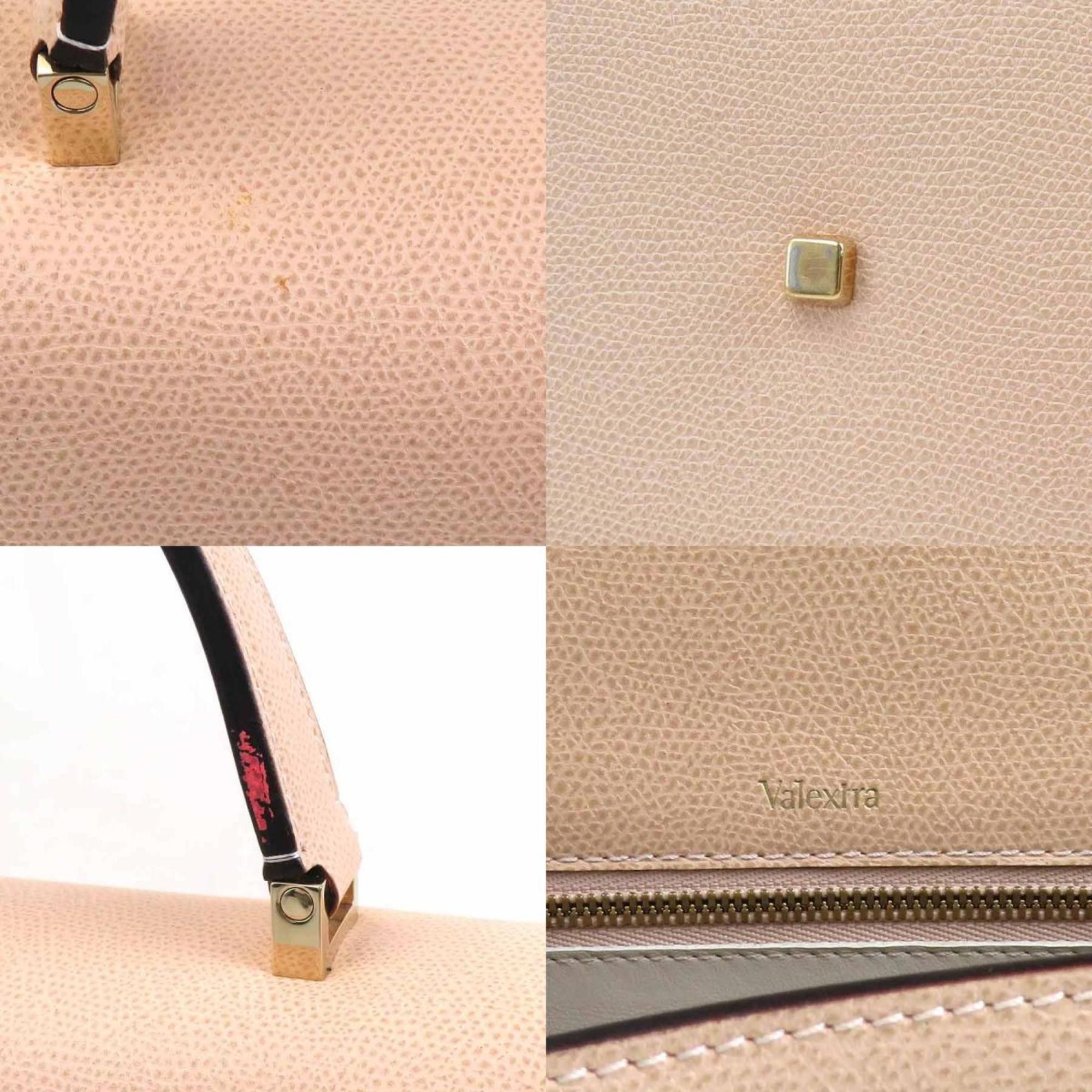 Valextra Valextra Handbag Shoulder Bag Large Iside Leather Pink Beige Women's 90115a Size ONE SIZE - 4 Thumbnail