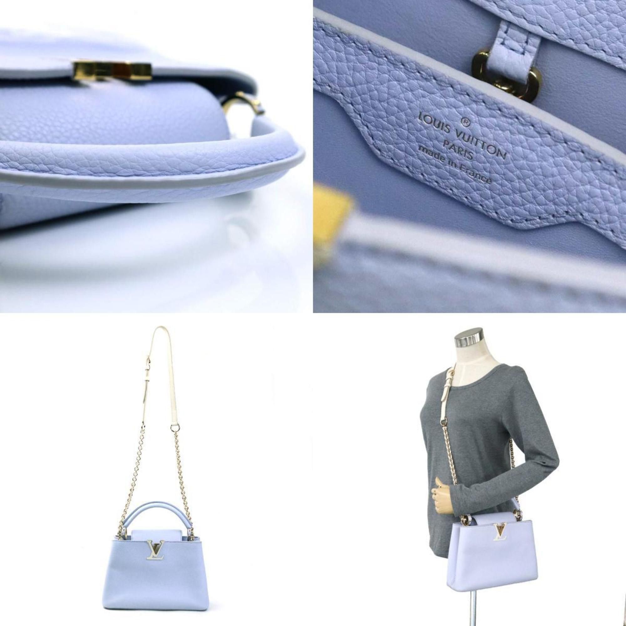 Louis Vuitton LOUIS VUITTON Handbag Shoulder Bag Capucines BB Leather Light Purple x Ivory Women's M59512 90129k Size ONE SIZE - 5 Thumbnail
