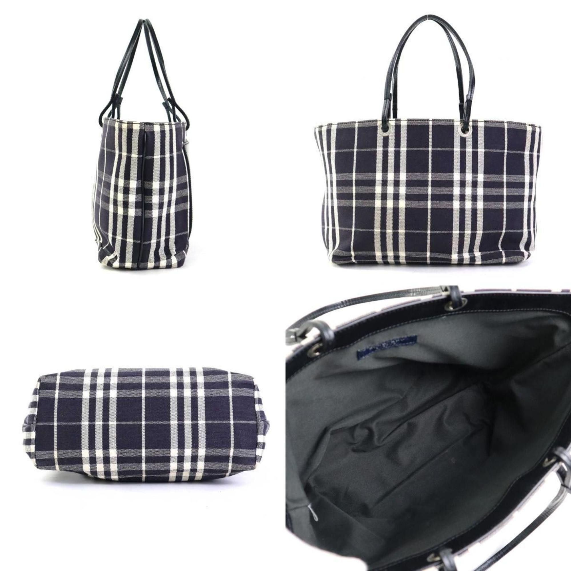 Burberry Burberry Handbag Canvas Leather Black Women's h31164a Size ONE SIZE - 2 Thumbnail