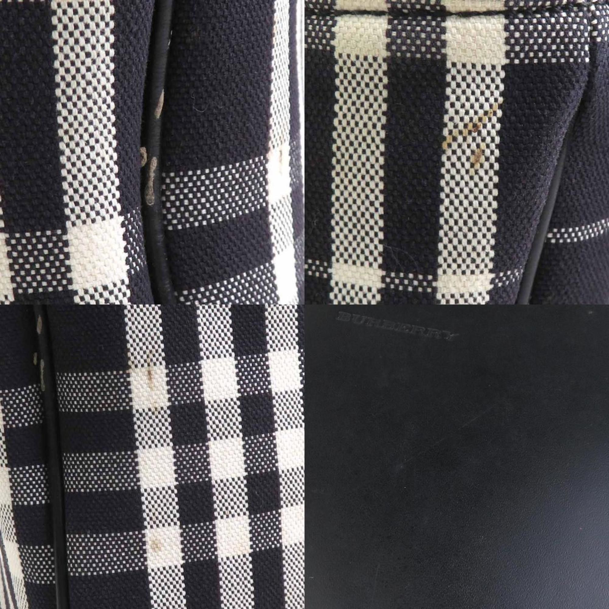 Burberry Burberry Handbag Canvas Leather Black Women's h31164a Size ONE SIZE - 4 Thumbnail