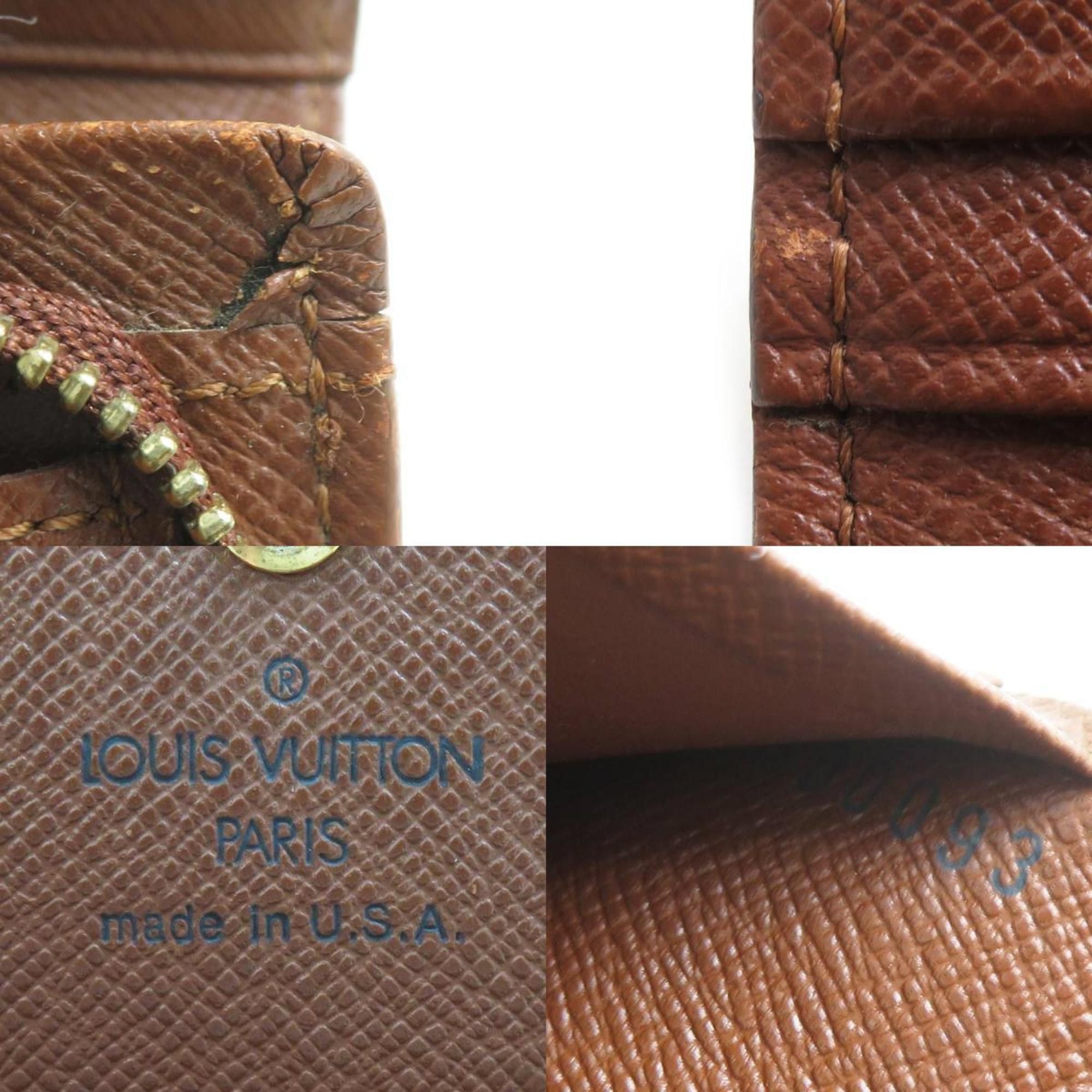 Louis Vuitton Louis Vuitton Bi-fold wallet Monogram Porte Monnaie Bi-Tresor canvas Brown Women's M61730 e60420g Size ONE SIZE - 5 Thumbnail
