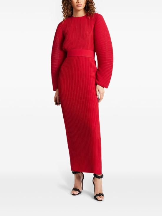 Solace London SOLACE LONDON Women Long Skirts OS21061B RUBY Red Size S / US 4 / IT 40 - 5 Thumbnail