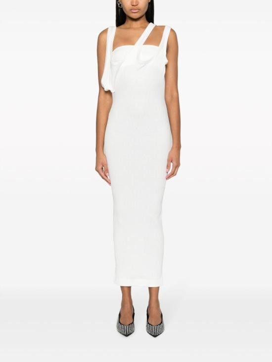 The Attico THE ATTICO Women Long Skirts 246WCM125 J043001 White Size S / US 4 / IT 40 - 3 Thumbnail