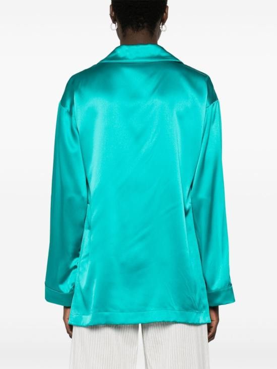 Max Mara MAX MARA Women Jackets 11191014600 005 Green Size M / US 6-8 / IT 42-44 - 3 Thumbnail